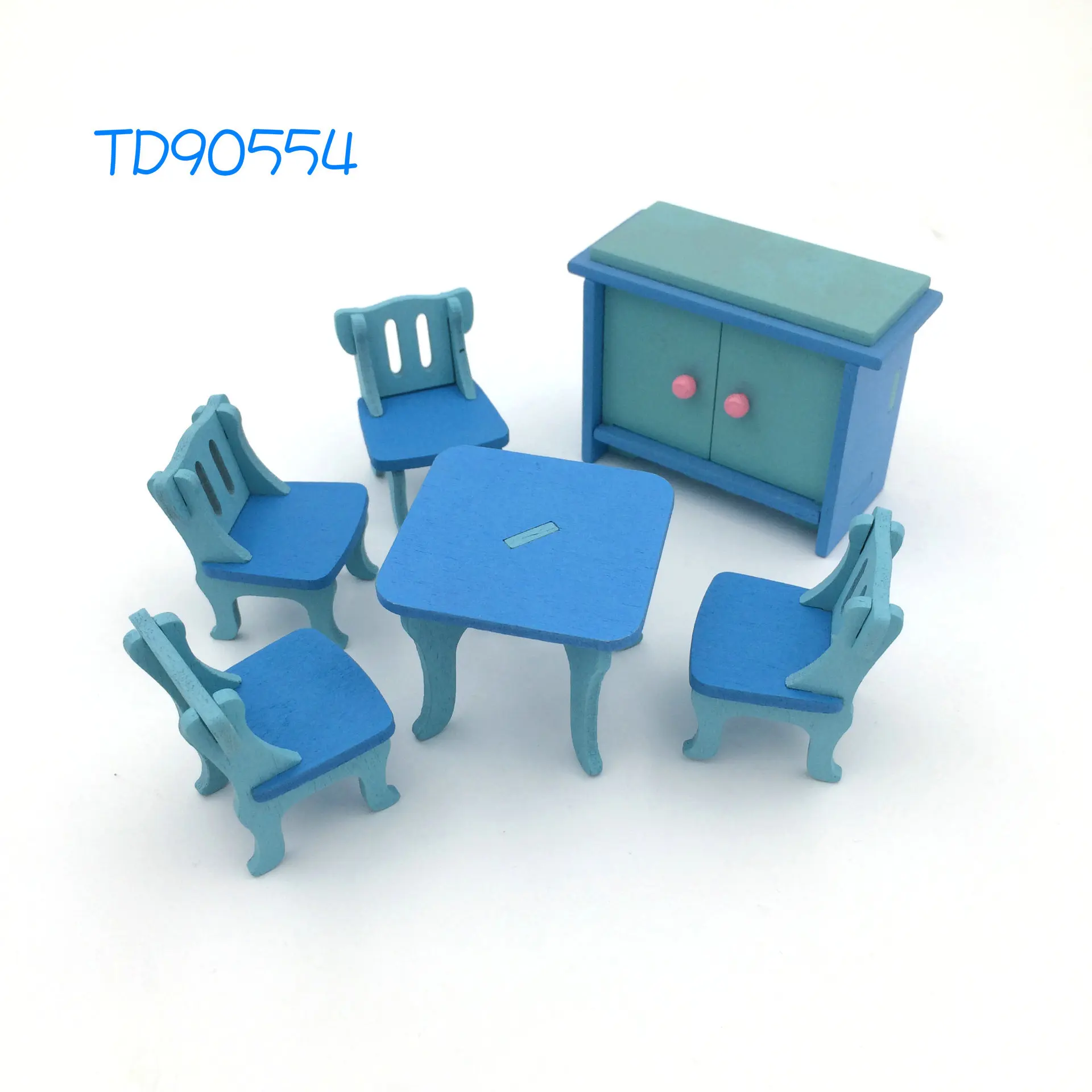 TD90554 Кукла аксессуары Игрушки для девочек Рождественский подарок на день рождения моделирование детских игрушек деревянная кукольная мебель - Цвет: TD90554