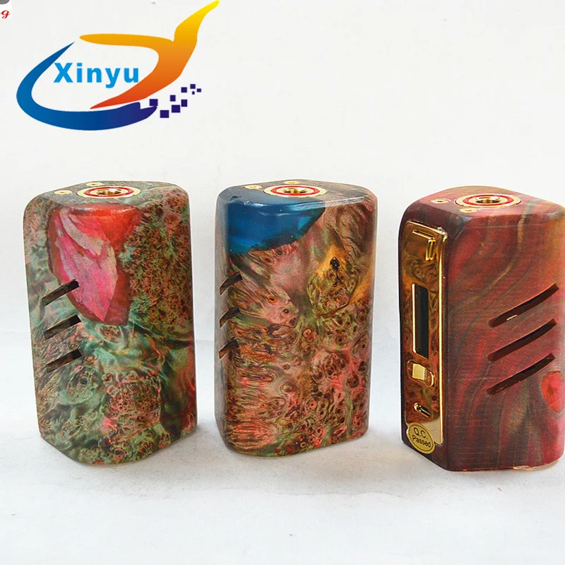 Оригинальный Yiloong Fogger стабилизированный деревянный бокс мод 167 Вт TC Squonk макс. 155