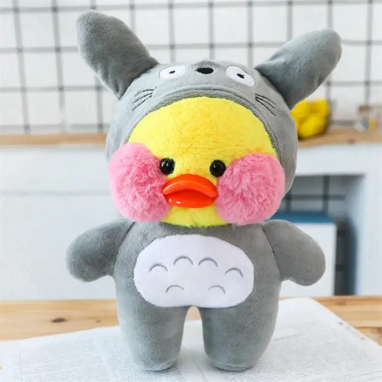 8 1 шт. 28 см Kawaii LaLafanfan кафе Mimi утенок плюшевая игрушка милая утка фаршированная кукла плюшевые куклы-животные детские игрушки подарок на день рождения - Цвет: 8