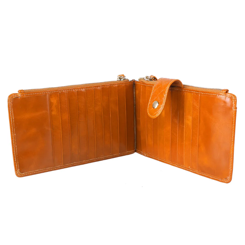 Женский кошелек женский кожаный женская сумка клатч из коровьей кожи двойной