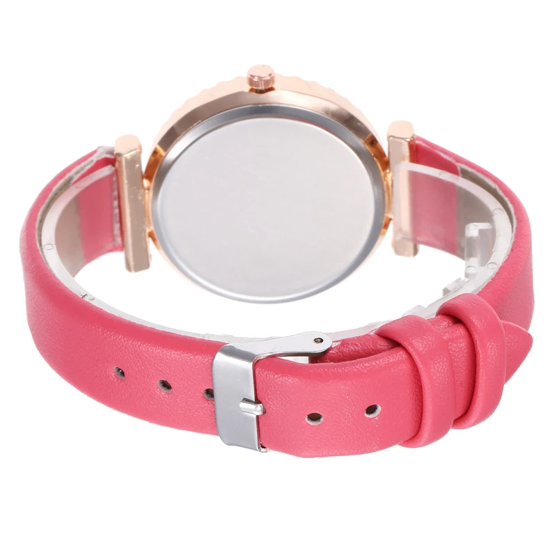 Relogio feminino модные женские часы для девушек кварцевые простые повседневные кожаные
