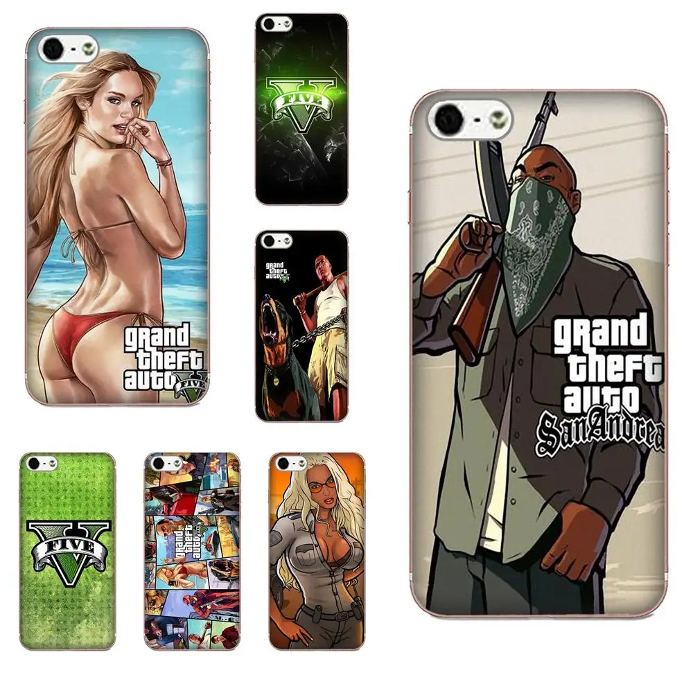 Для Huawei Honor Mate Nova 2 6A 7A 7C 8C 8S 10 10i Y5 Y9 Lite P Smart GR5 2019 мягкие чехлы Grand Theft Auto Gta 5
