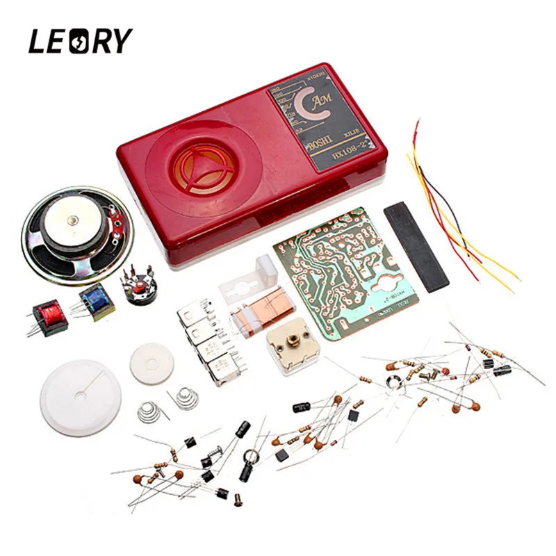 LEORY Горячая Распродажа AM радиоприемник DIY Kit семь трубок набор электронного