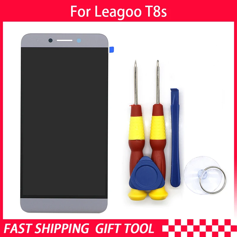 Новый Оригинальный сенсорный ЖК дисплей экран для Leagoo T8S запасные части +