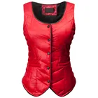 Жилет женский на утином пуху, ульсветильник, без рукавов, 2018, 3XL, SE283, на осень, размера плюс