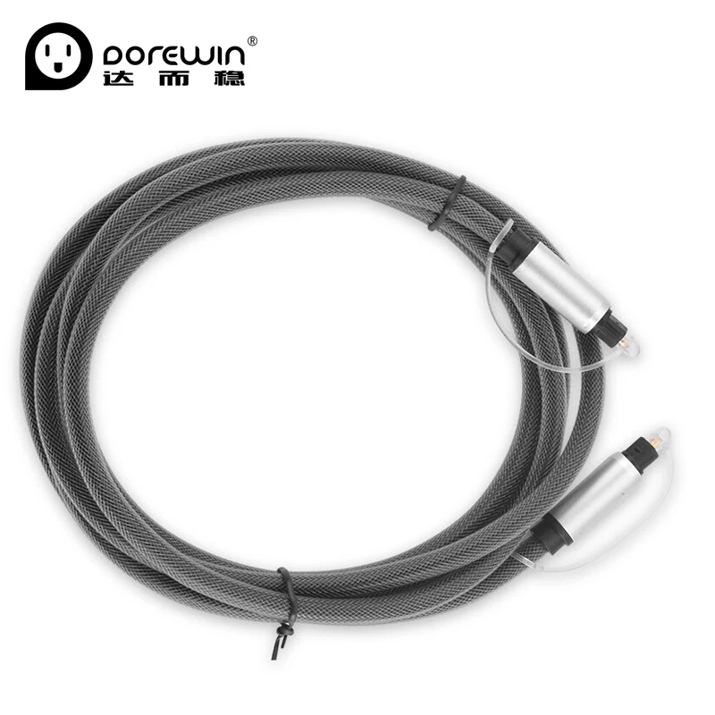 Dorewin Цифровой оптический аудио кабель toslink Волокно Кабель-адаптер коаксиальный