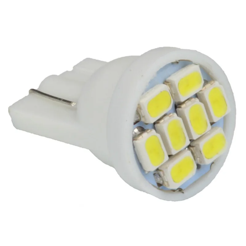 100 шт. T10 1206 3020 8SMD w5w 194 168 192 авто на танкетке 8 светодиодов SMD парковочные габаритные