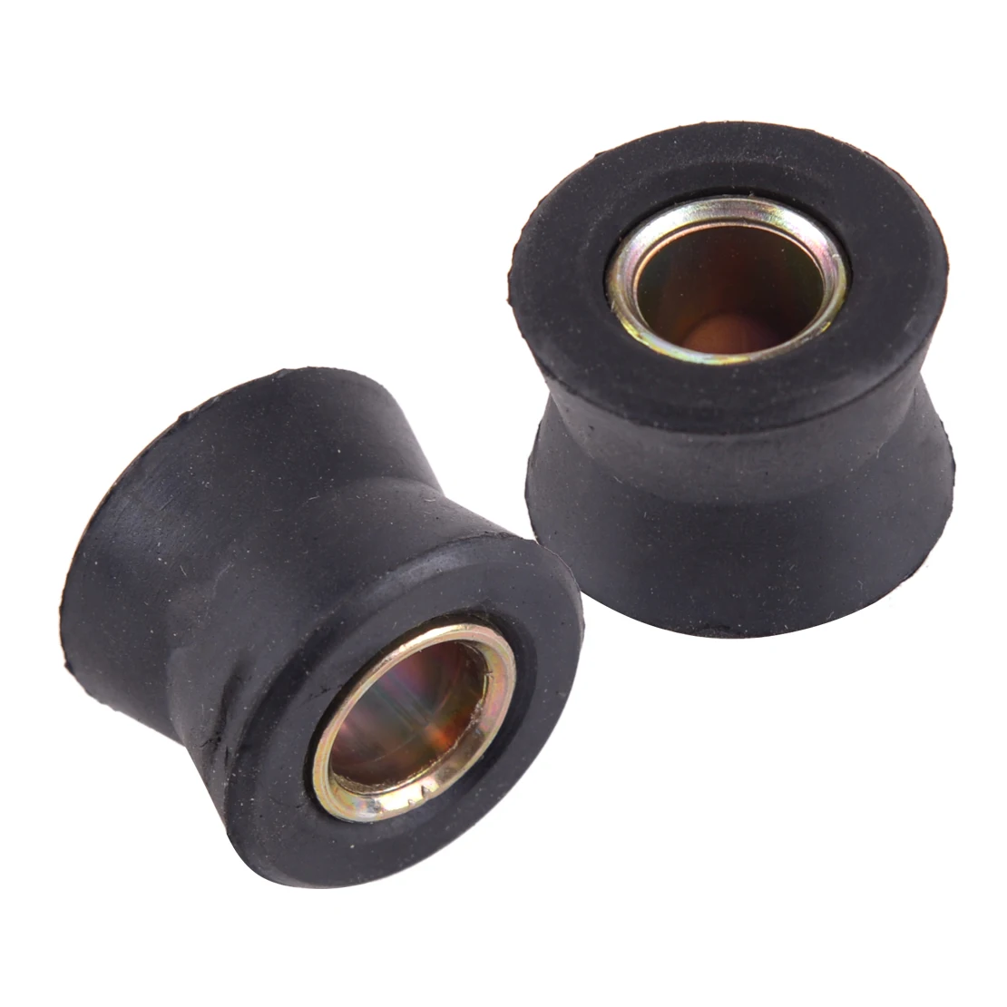 

beler 4pcs 10mm Rubber Motorcycle Bike Rear Shock Absorber Bush Spare Part