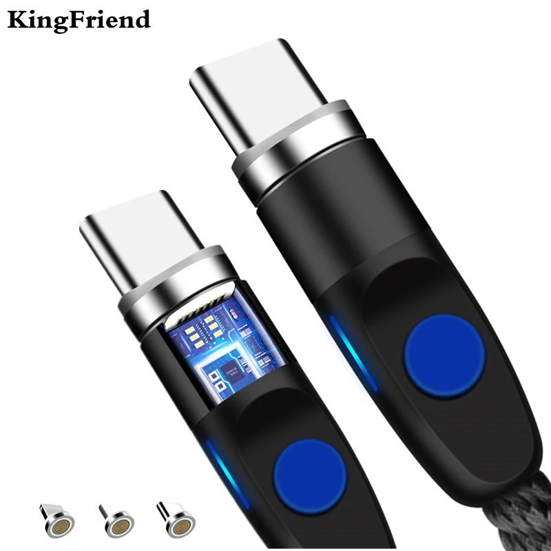 KingFriend Магнитный Micro Usb кабель для быстрой зарядки USB Type C магнит зарядное
