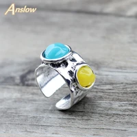 anslow classic trendy bijoux charms punk rock adjustable rings for women men cool large jewelry accessories fathers low0039ar
