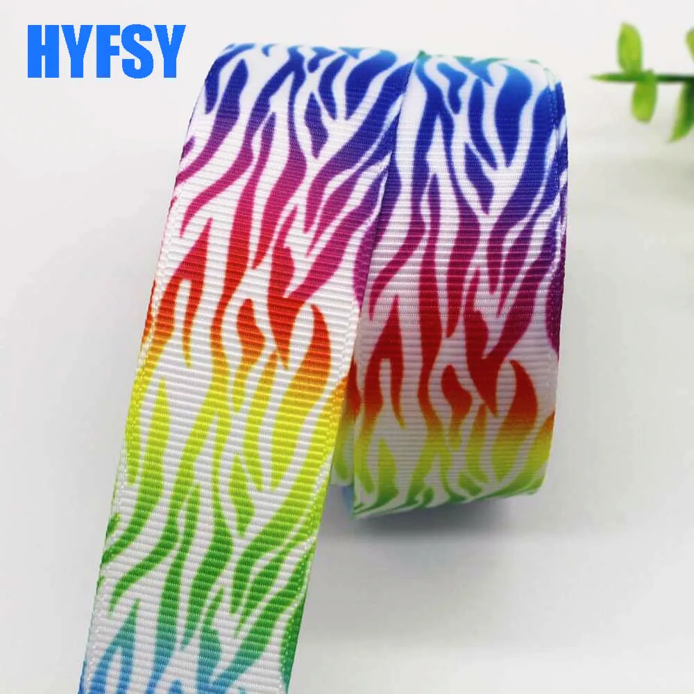 Hyfsy 10044 25 мм Радужная лента градиентная 10 ярдов/Лот бант для волос сделай сам