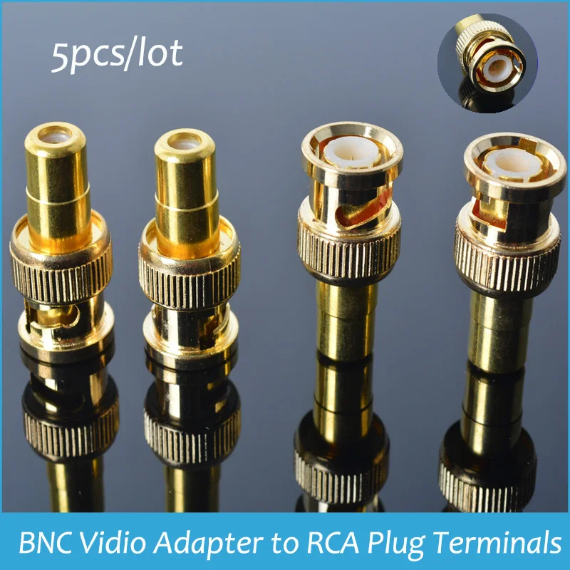 5 шт. адаптер BNC Vidio для разъемов RCA Q9 Lotus аудио и видео разъем AV Прямая поставка|adapter