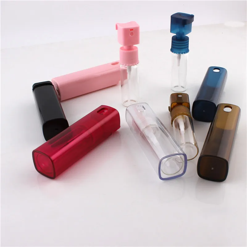 Стеклянная бутылка для духов с пластиковым покрытием 10 мл | Красота и здоровье