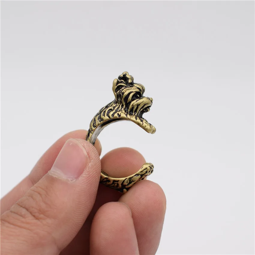 LPHZQH модное винтажное регулируемое кольцо для собаки милое йоркширского терьера