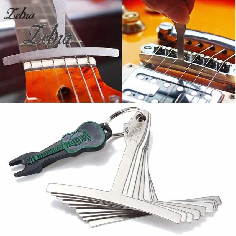 Zebra 9 шт./компл. электрическая бас гитара под струной радиус датчик настройки для