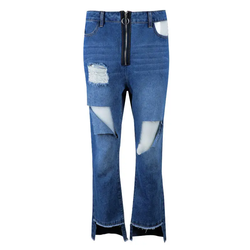 Сексуальные женские джинсы Стрейчевые рваные с высокой талией|sexy jeans woman|jeans womansexy