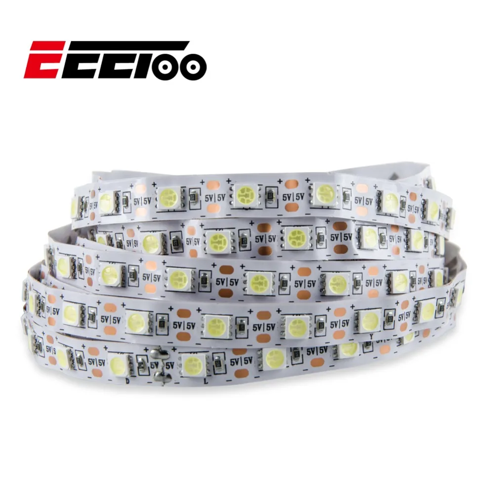 Светодиодная лента EeeToo USB 5050 smd 5 в пост. Тока 0 м 1 2 3 4 м|led strip light 5050|led lightusb led |