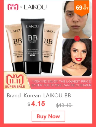 LAIKOU Air Cushion Foundation Cream консилер Солнцезащитный увлажняющий крем для безупречного отбеливания макияж Голая основа красоты лица макияж