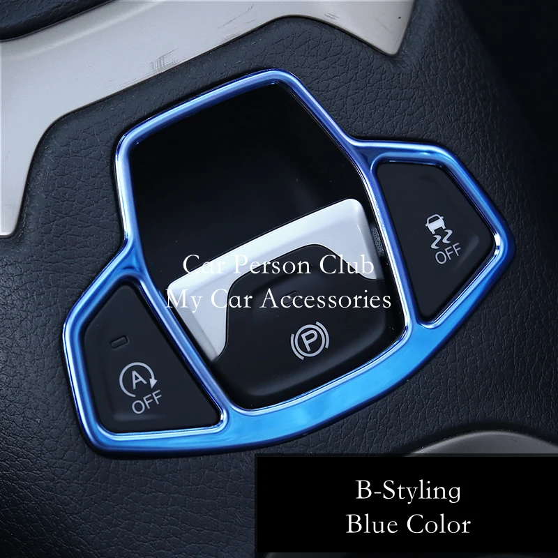 For Jeep Renegade 2015-2018 Center Console Hand Brake Handbrake Button Cover Trims Frame Panel Molding Car Styling Accessories |