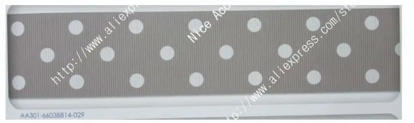 34 1-1/2 ''38 мм полиэстер горошек печатные корсажная лента пятна dotty ленты для волос аксессуары - Цвет: 34
