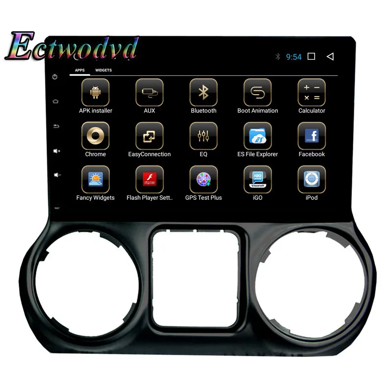 Ectwodvd Octa Core Android 8 1 автомобиль радио gps навигации для Jeep Wrangler 2011 2012 2013 2014