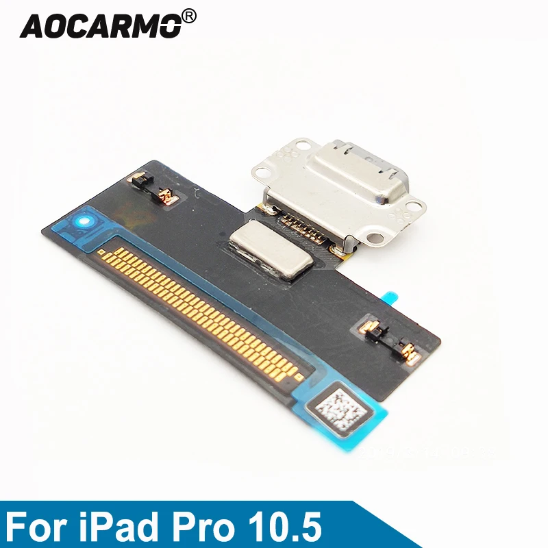 Замена док разъема Aocarmo USB зарядный порт гибкий кабель для iPad Pro 10 5 A1701 A1709|Шлейфы