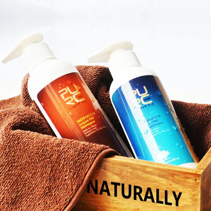 Чистый марокканский аргана масло питательный шампунь и кондиционер для волос 250