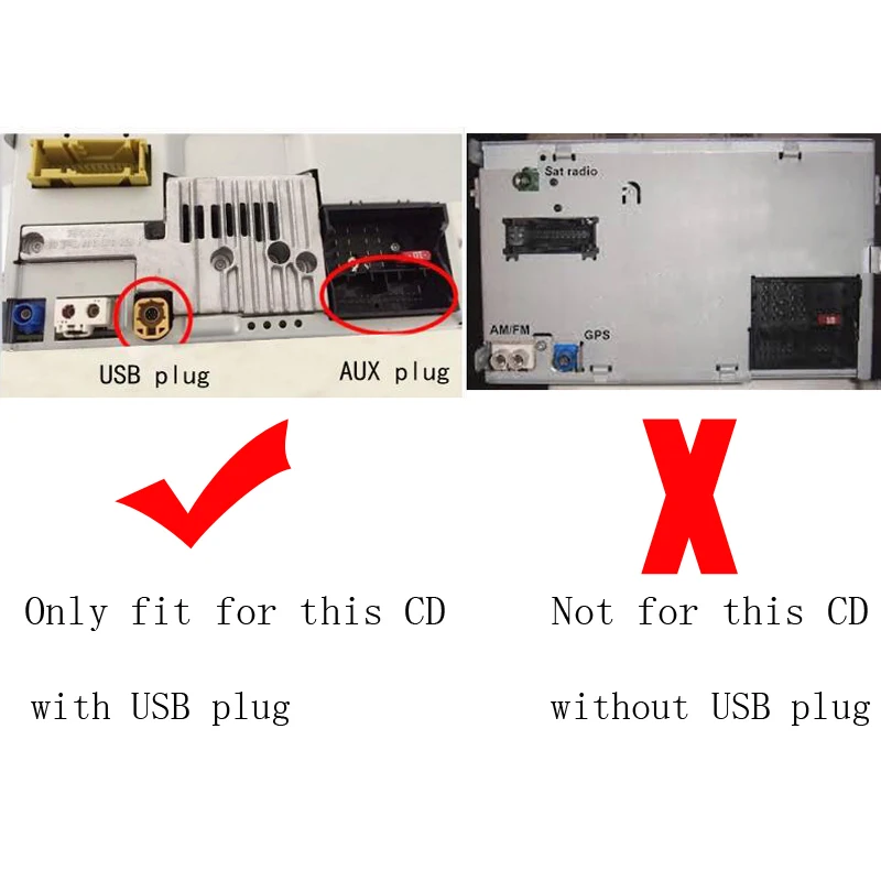 Автомобильный USB AUX переключатель кнопки жгута кабеля USB аудио адаптер RCD510 RCD310 USB кабель для VW Golf 5 6 Jetta MK5 GTI CC Polo Passat