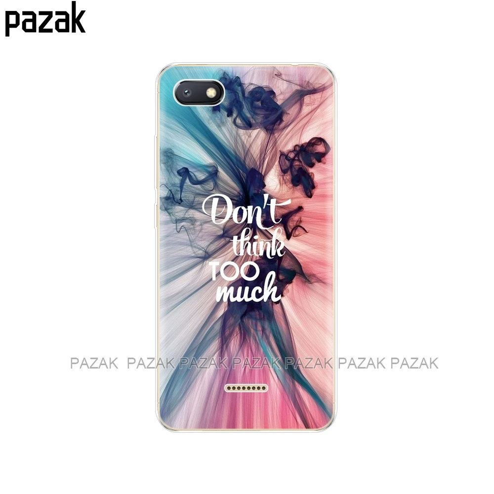 34500 Силиконовый чехол для Xiaomi Redmi 6a, чехол 360, полная защита, мягкая задняя крышка из ТПУ, чехол для телефона Xiomi Redmi6 A, бампер Hongmi 6a, чехол - Цвет: 34500