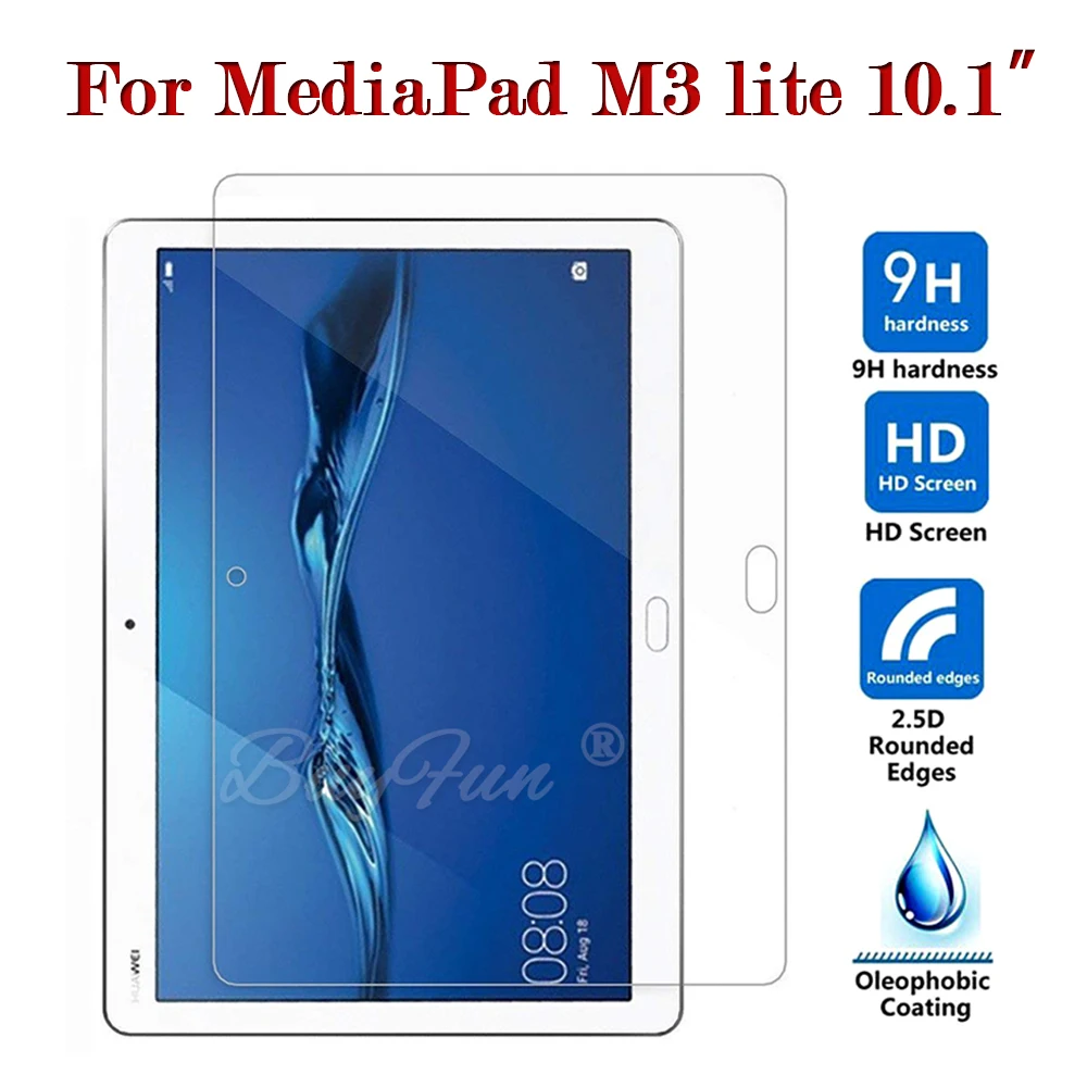 Защитное стекло для huawei MediaPad M3 Lite 10,1 закаленное стекло медиа-панель M3lite защита экрана планшета защитный светильник