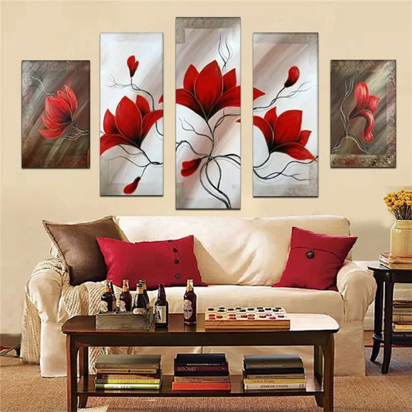 100% Ручная роспись Современная живопись маслом на холсте стены абстрактный Книги