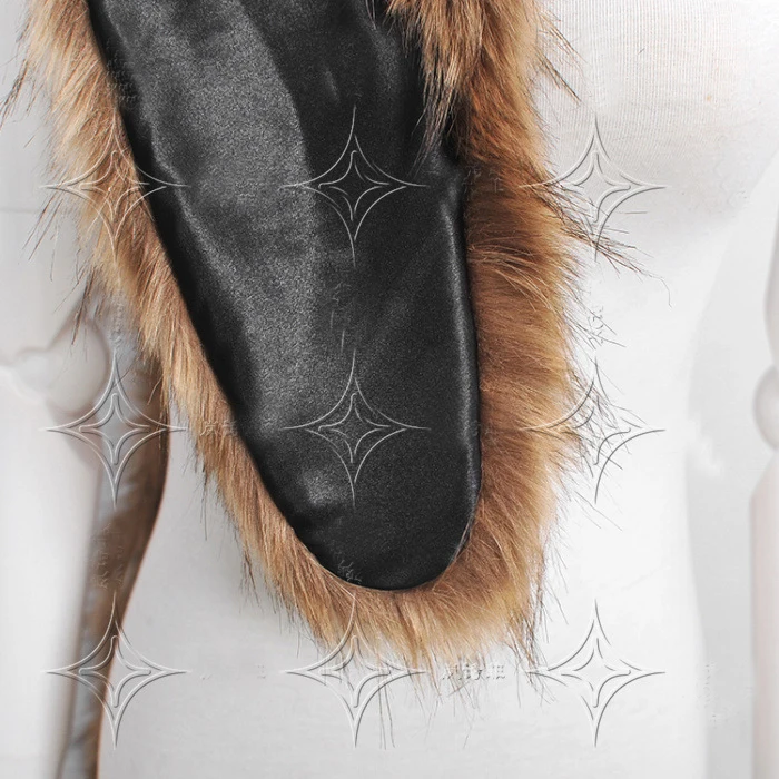 49 дюймов искусственная кожа трава енота меховой воротник модные шали жилеты для