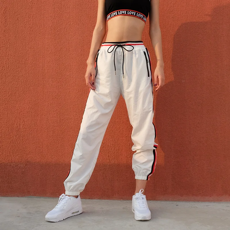 Повседневные длинные Pantalon Femme белые женские брюки для фитнеса Swea модные весенние