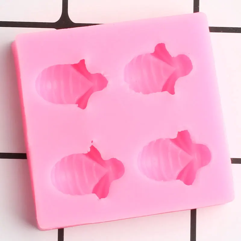 Пчела насекомых Силиконовые формы животных форма для шоколадного фондана DIY