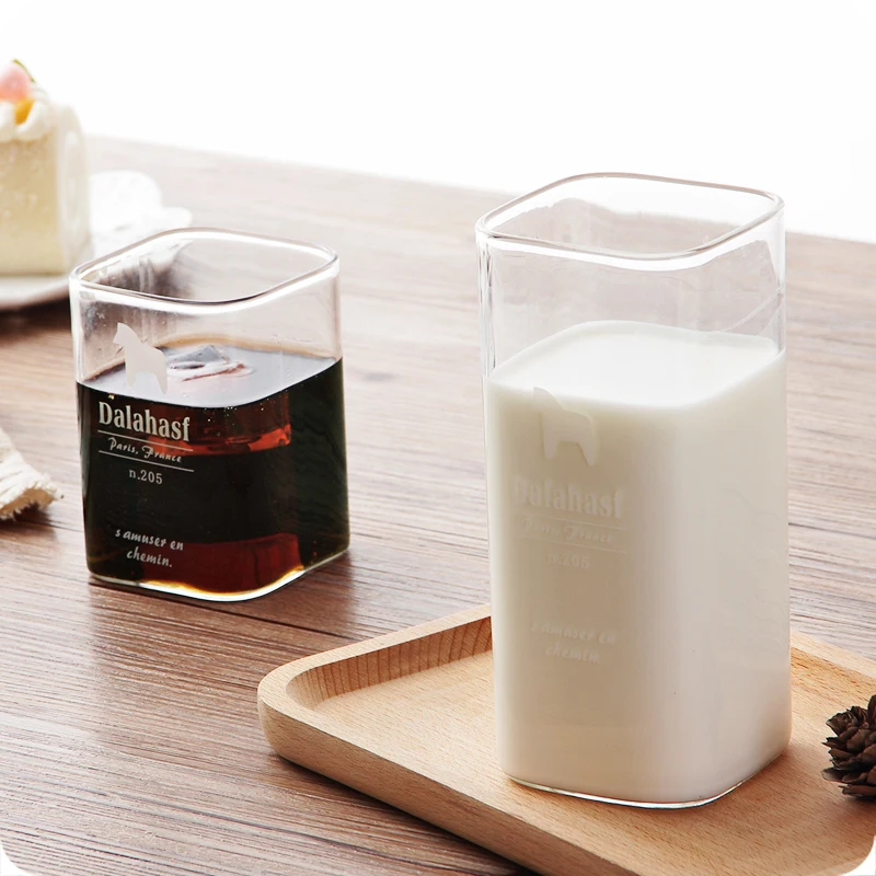 2019 Ограниченная серия квадратное стекло Verre Vaso Vidro для креативных прозрачных