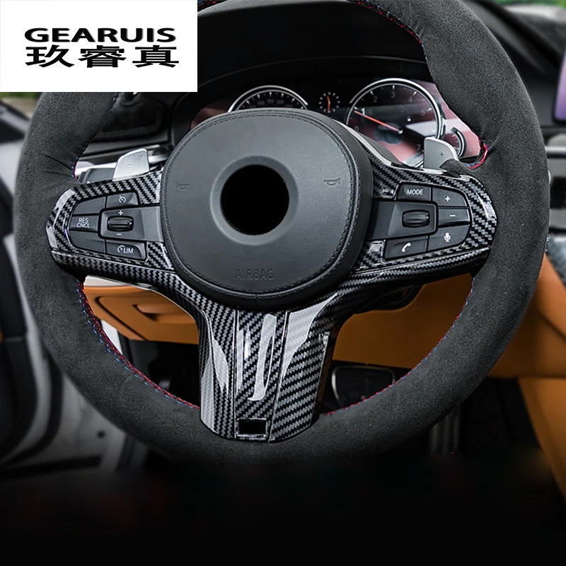 Стикеры для стайлинга автомобиля декоративные накладки на руль BMW X3 G01 5 Serise G30 G38