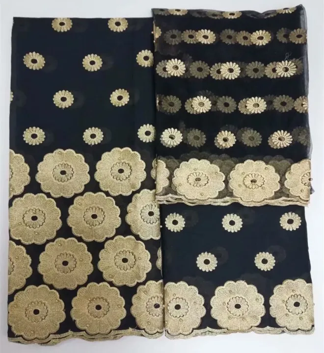 Африканский кружевной ткани Французский Кружева бисер 2017 высокое качество Базен