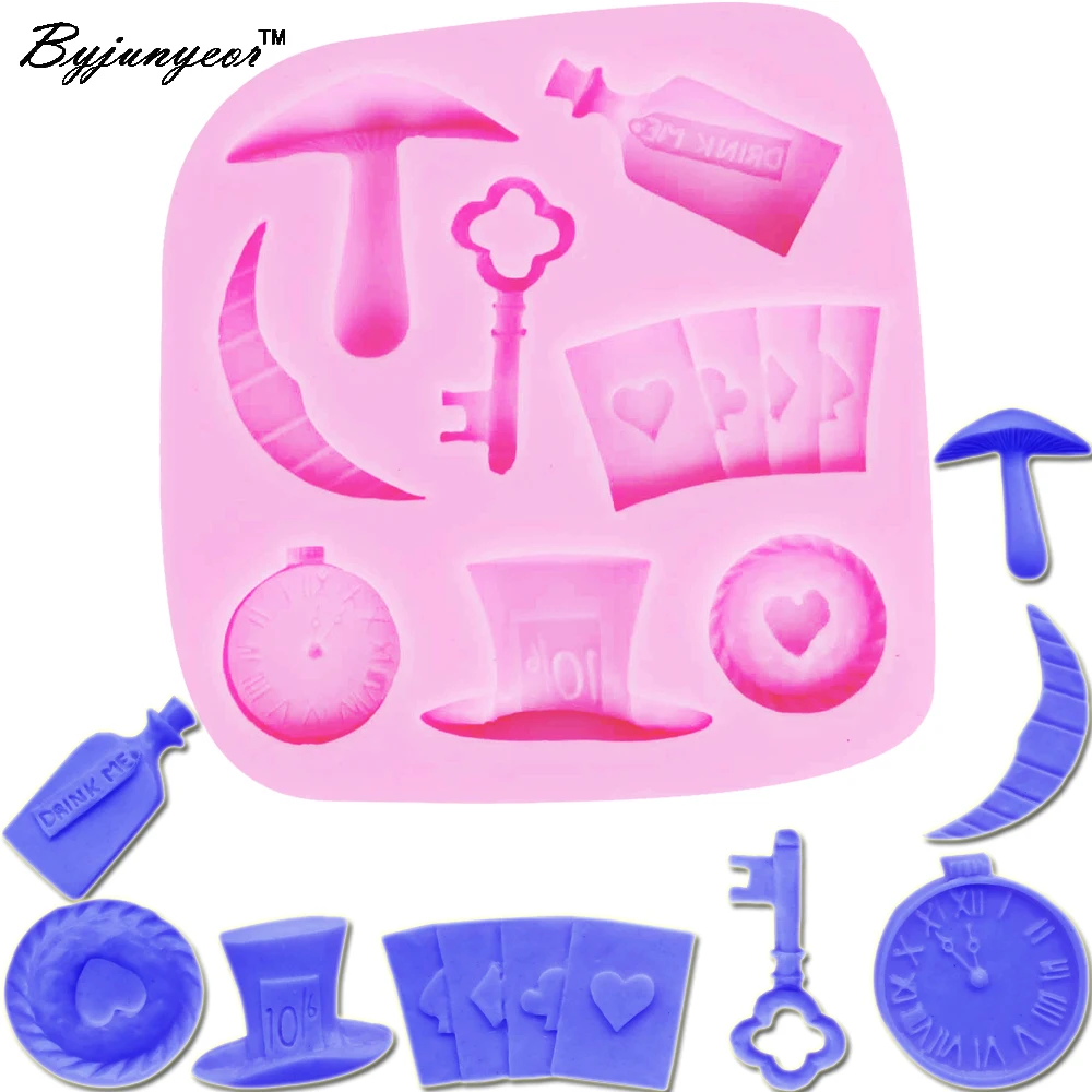 Byjunyeor F1176 FDA эпоксидная УФ Смола форма волшебный инструмент шляпу игральные карты