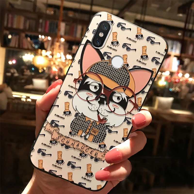 3D рельеф с тиснением и изображением чехлы из ТПУ для Xiaomi Redmi mi A3 5 Plus 4X 6A S2 Note 7 7A 8 8A 4X 5A 5 6 iPad Pro mi 9 A1 A2 Lite 6X F1 чехол Coque