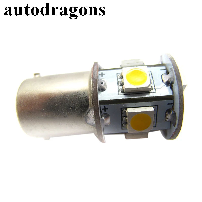 Autodragons 10 шт 12V/13V DC AC 0 2 W 1156 Ba15s #89 lager Bayonet 9 * 5050SMD Pinabll светодиодные фонари для pinball