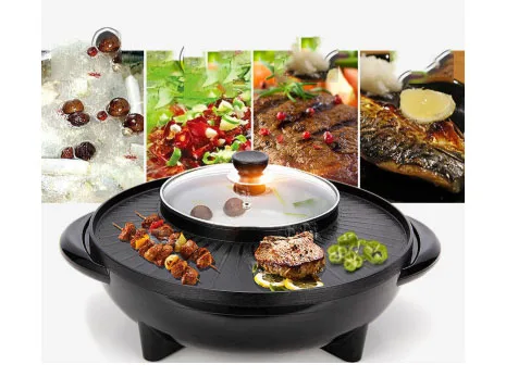 Электрическая печь для барбекю антидымовая палка жаровня Shabu-электрический