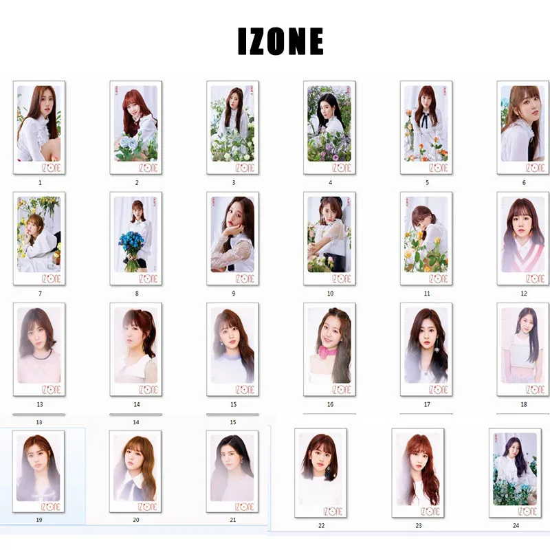Kpop BLACKPINK EXO TWICE IZONE NCT127 карты фото карты ЛОМО 45 шт. маленькие карты с зажимами и веревкой
