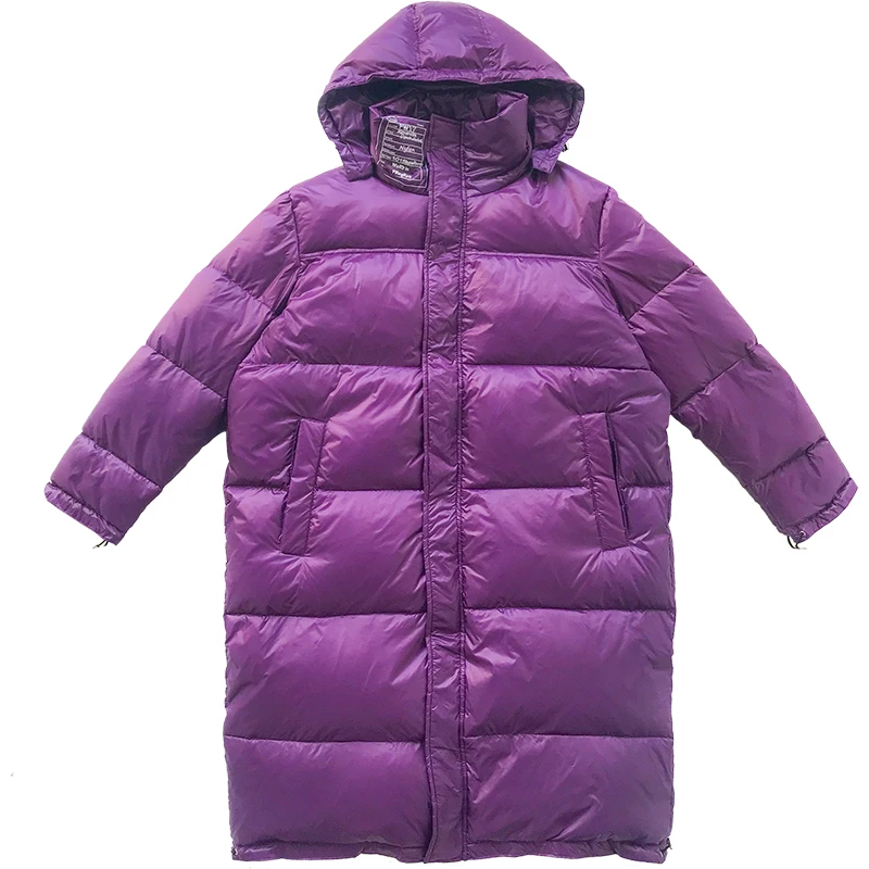 Фиолетовое Женское пальто 2019 новая зимняя свободная хлопковая куртка женская