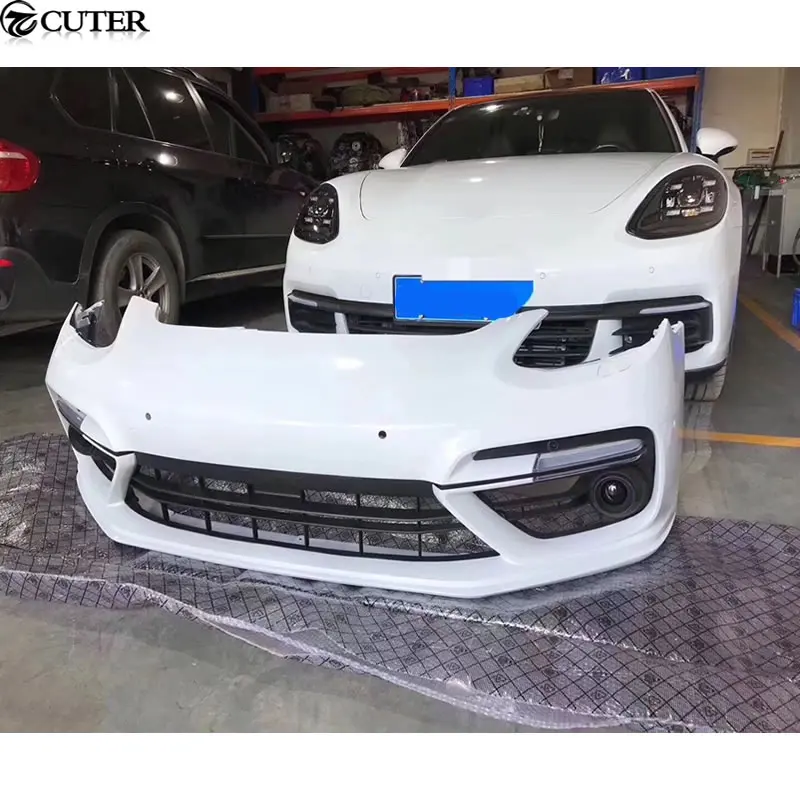 971 комплект кузова автомобиля PP передний бампер Передняя губка для Porsche panamera turbo