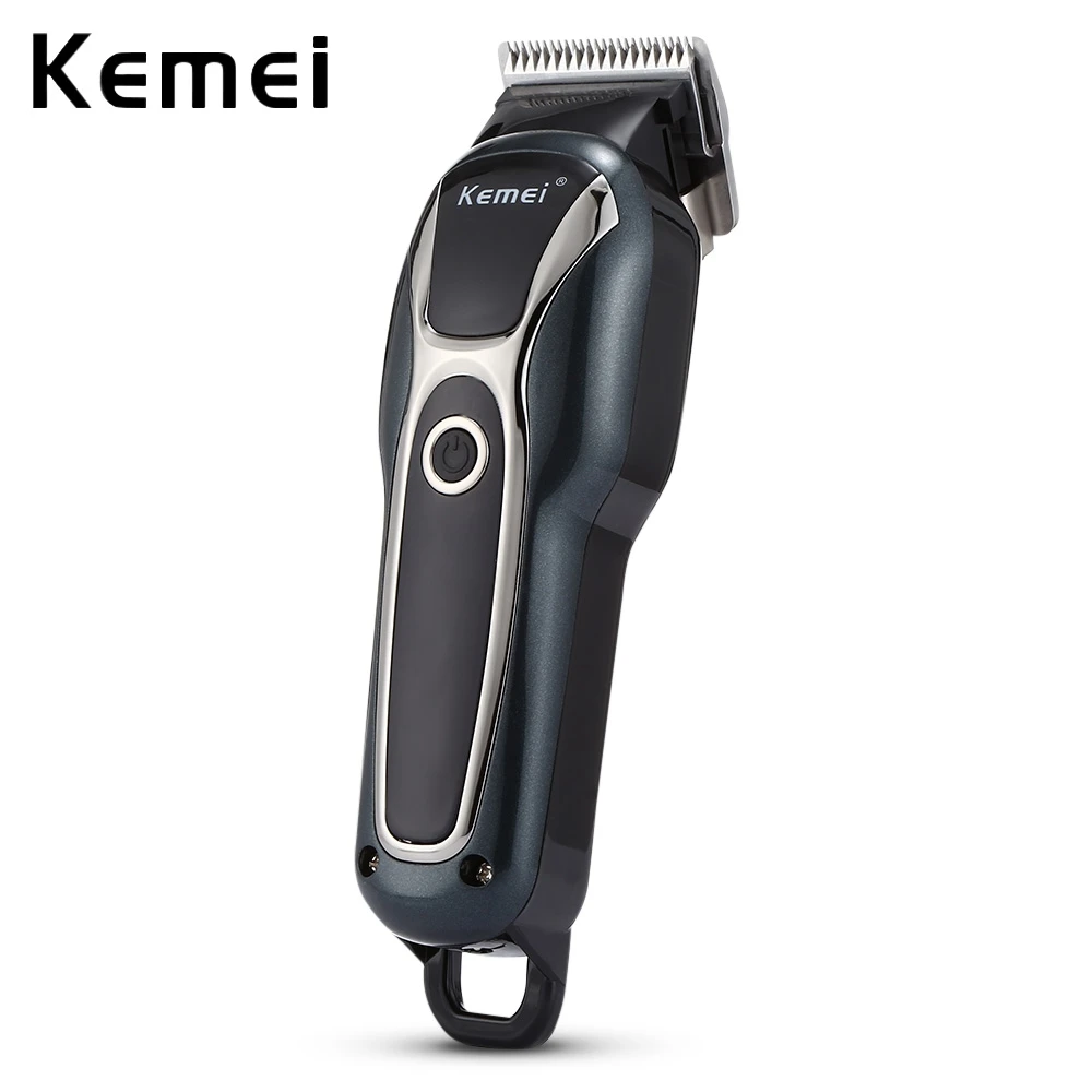 Kemei-1991 профессиональный электрический клипер для домашнего питомца триммер светодиодный экран лезвие из нержавеющей стали регулируемая система 4 гребня