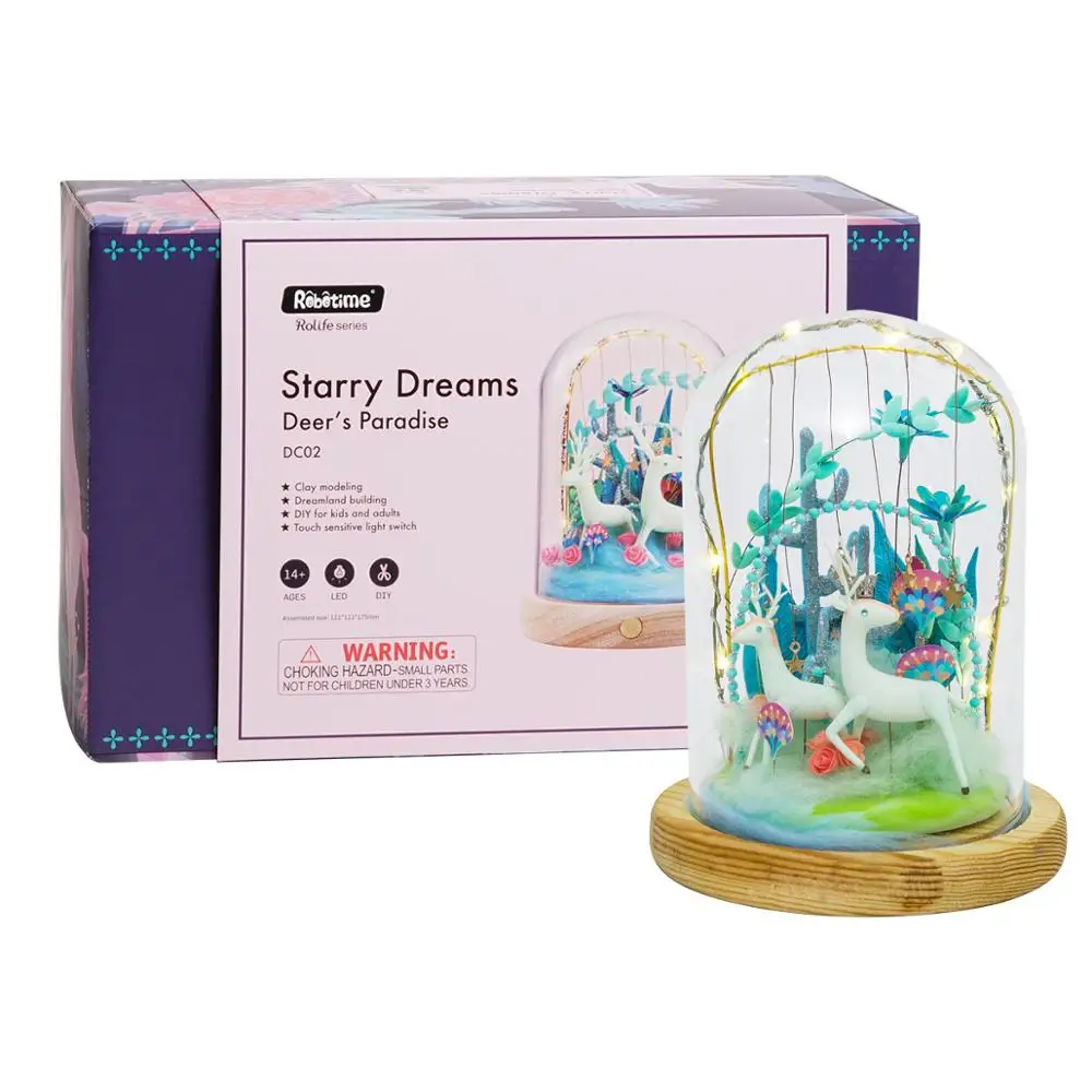 Глина для моделирования Robus New DIY Miniatur набор инструментов 3D цветная Нетоксичная