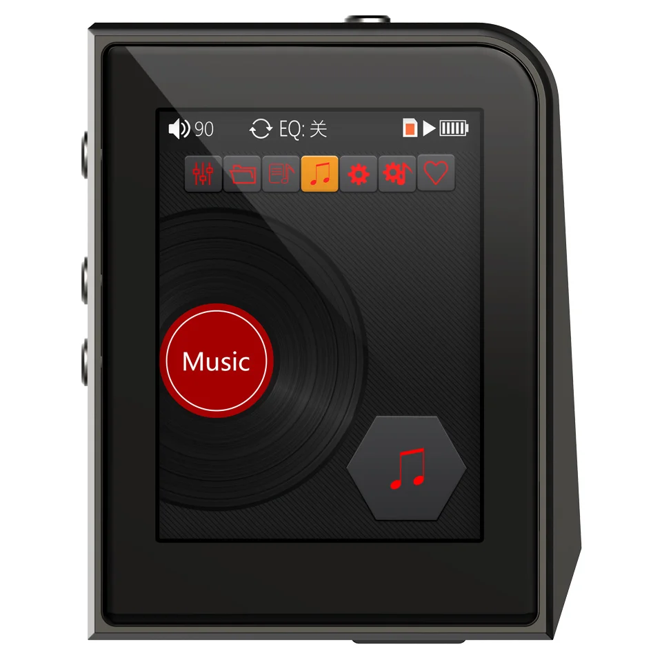 Ruidu A50 DSD256 24 бит/192 кГц HD без потерь HiFi мини спортивный музыкальный плеер с экраном 2