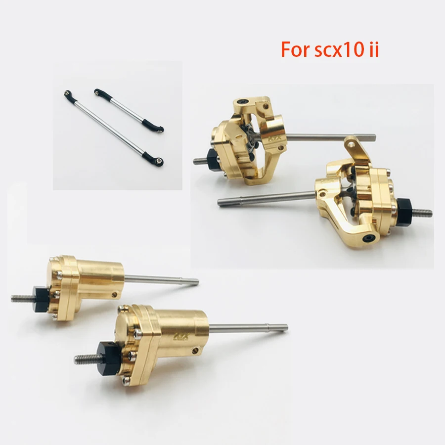 KYX 326g латунная Передняя портальная ось + 185g задняя для 1/10 гусеничного автомобиля осевая фотоось 90046|Детали и