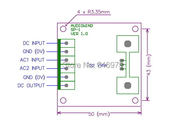

10V DC Positive Voltage Regulator Module Board, Based on 7810