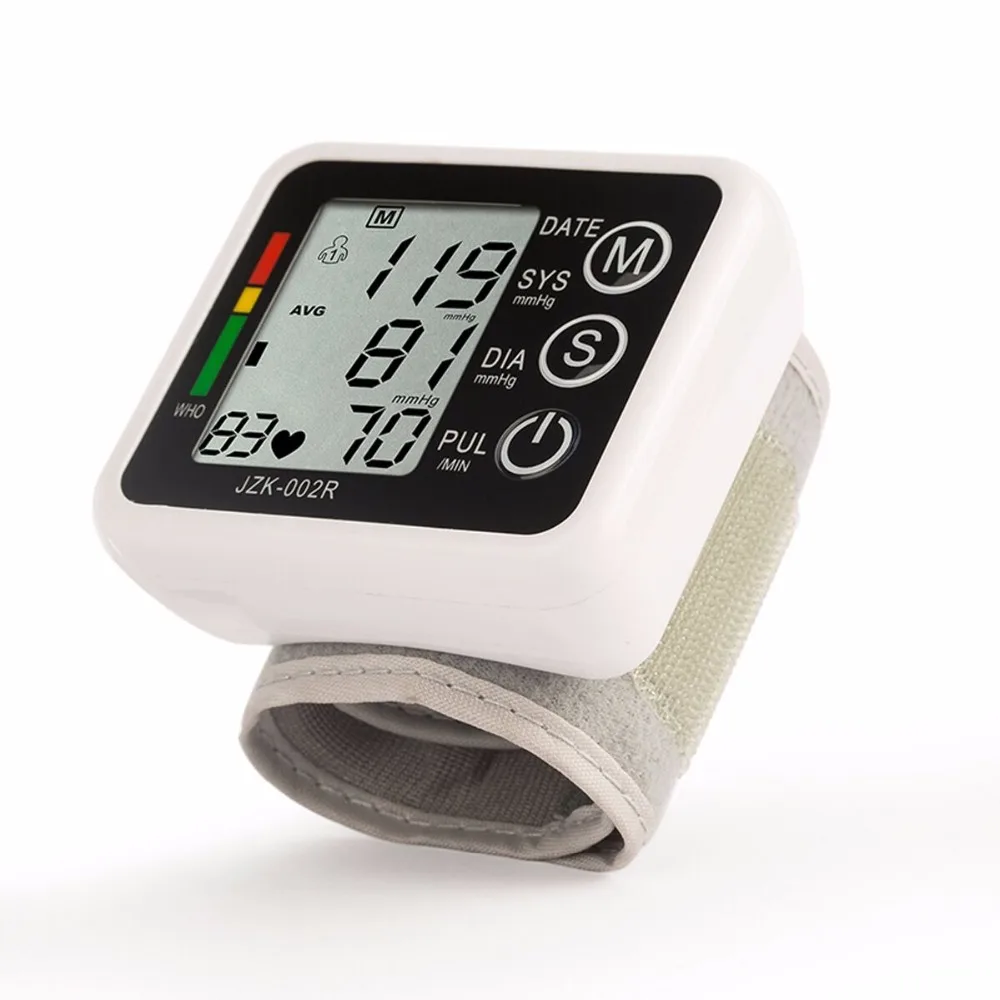 

Upgrade Automatic Wrist Blood Pressure Monitor Full Intelligense Sphygmomanometer Cuff Pulse Measurement Device For Health Care
